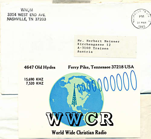 qsl wwcr