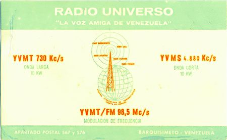 qsl radio universo