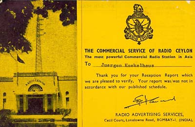 qsl radio ceylon