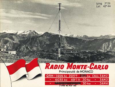 qsl radio monte-carlo